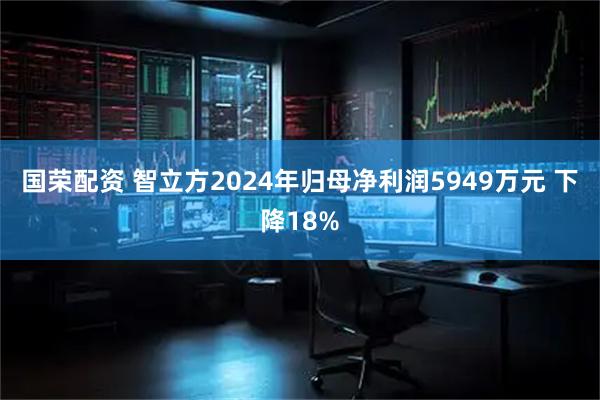 国荣配资 智立方2024年归母净利润5949万元 下降18%
